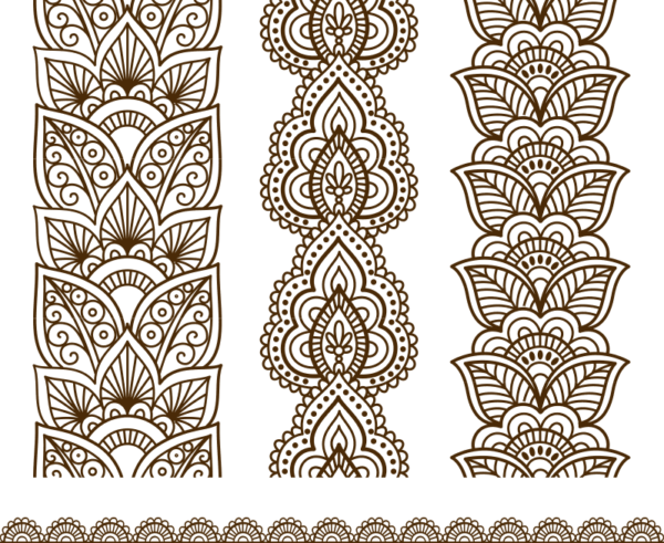 Mehndi Henna Design Vectors Free Vector - Dezin.info