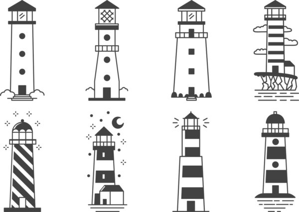 Laser Cut Lighthouse Lamp Free Vector - Dezin.info