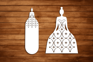 Laser Cut Wedding Cut File 2 Free SVG Vector