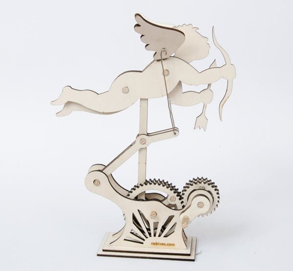 Laser Cutting Angel with Bow and Arrow and CNC Cutting