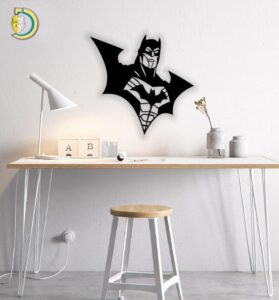 Batman Wall Decor Laser Cut Plasma CDR DXF SVG Free Vector