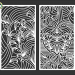 Decorative Screen Panel 01 CDR DXF Laser Cut Free Vector