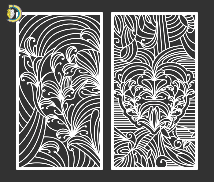 Decorative Screen Panel 01 CDR DXF Laser Cut Free Vector