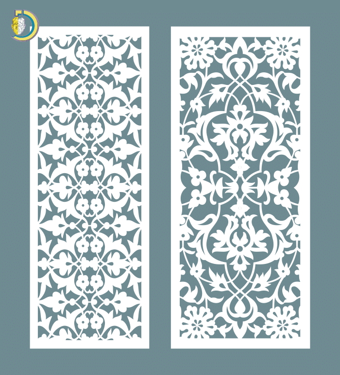 Decorative Screen Panel 02 CDR DXF Laser Cut Free Vector
