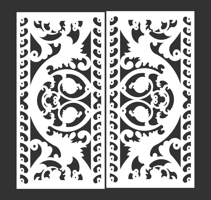 Decorative Screen Panel 03 CDR DXF Laser Cut Free Vector