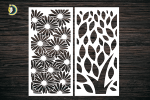 Decorative Screen Panel 13 CDR DXF Laser Cut Free Vector