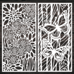 Decorative Screen Panel 14 CDR DXF Laser Cut Free Vector