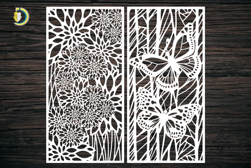 Decorative Screen Panel 14 CDR DXF Laser Cut Free Vector