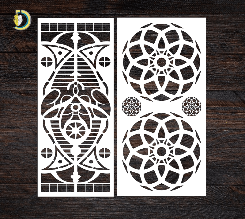 Decorative Screen Panel 19 CDR DXF Laser Cut Free Vector