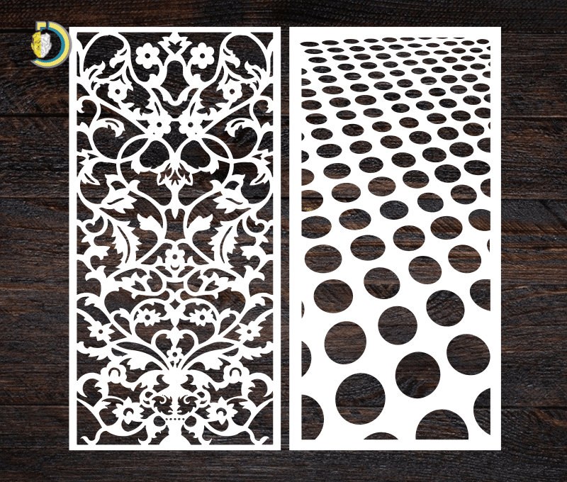 Decorative Screen Panel 21 CDR DXF Laser Cut Free Vector