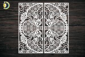 Decorative Screen Panel 25 CDR DXF Laser Cut Free Vector