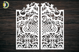 Decorative Screen Panel 27 CDR DXF Laser Cut Free Vector