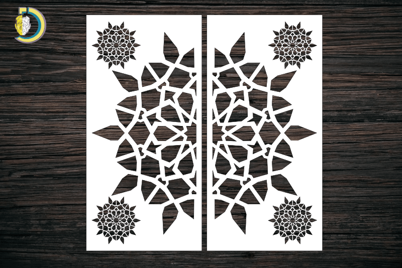 Decorative Screen Panel 30 CDR DXF Laser Cut Free Vector