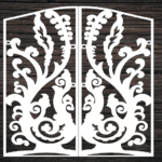 Decorative Screen Panel 32 CDR DXF Laser Cut Free Vector