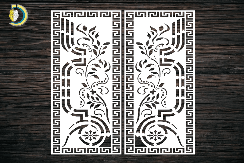 Decorative Screen Panel 35 CDR DXF Laser Cut Free Vector