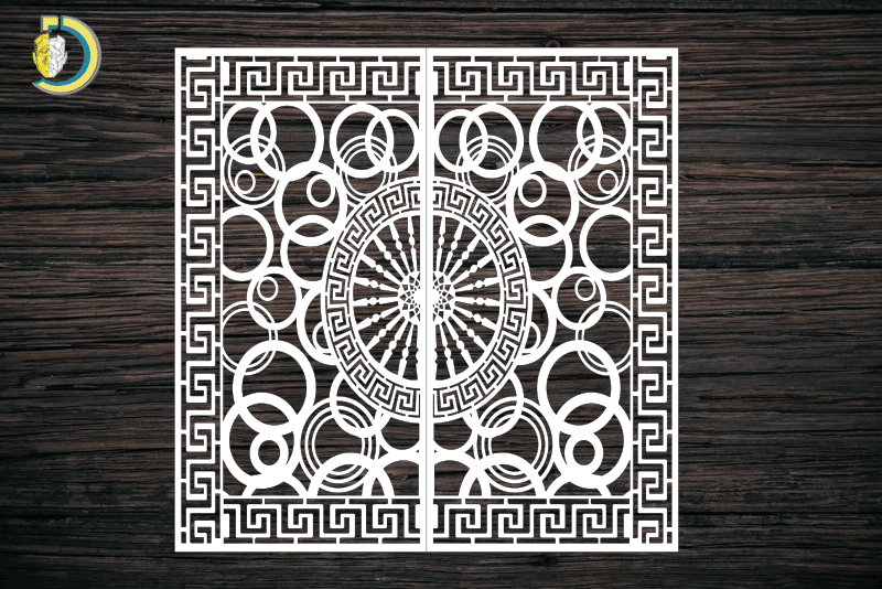 Decorative Screen Panel 38 CDR DXF Laser Cut Free Vector