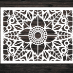 Decorative Screen Panel 54 CDR DXF Laser Cut Free Vector