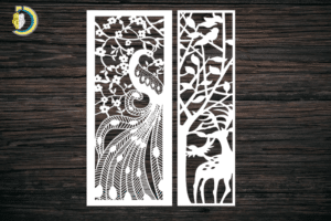 Decorative Screen Panel 55 CDR DXF Laser Cut Free Vector