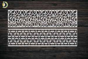 Decorative Screen Panel 59 CDR DXF Laser Cut Free Vector