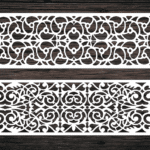 Decorative Screen Panel 60 CDR DXF Laser Cut Free Vector