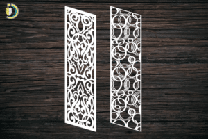 Decorative Screen Panel 80 CDR DXF Laser Cut Free Vector