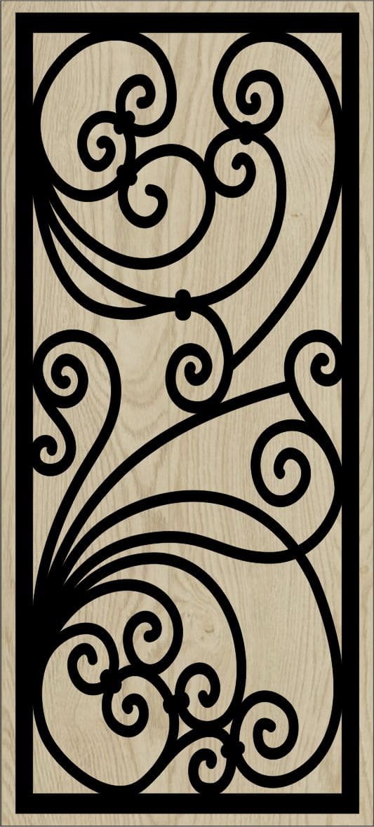 Decorative Slotted Panel 101 Pattern PDF File