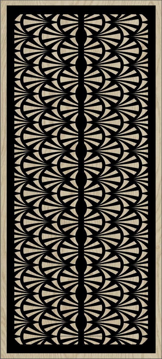 Decorative Slotted Panel 103 Pattern PDF File