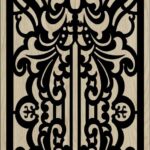 Decorative Slotted Panel 105 Pattern PDF File