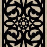 Decorative Slotted Panel 109 Pattern PDF File