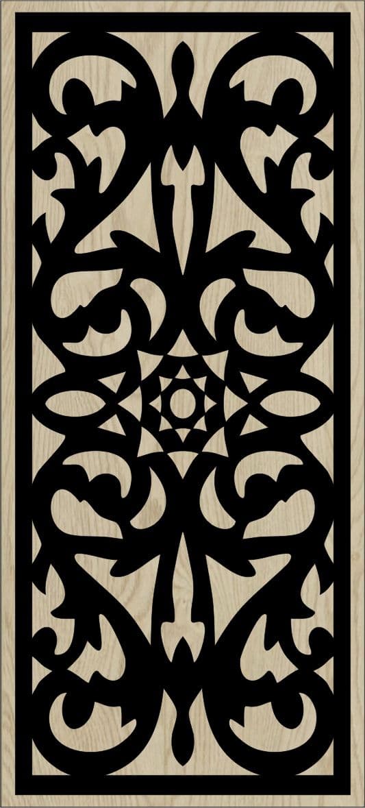 Decorative Slotted Panel 109 Pattern PDF File