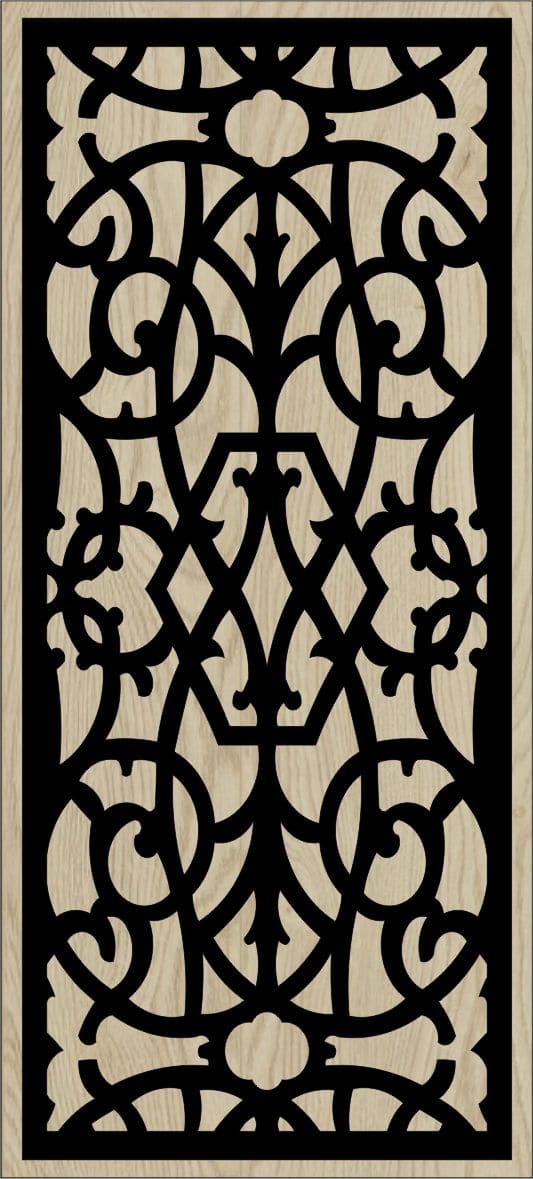 Decorative Slotted Panel 111 Pattern PDF File