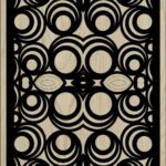 Decorative Slotted Panel 115 Pattern PDF File