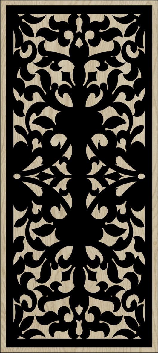 Decorative Slotted Panel 117 Pattern PDF File