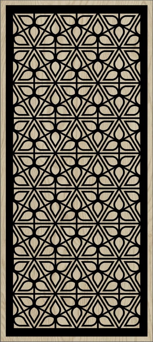 Decorative Slotted Panel 119 Pattern PDF File