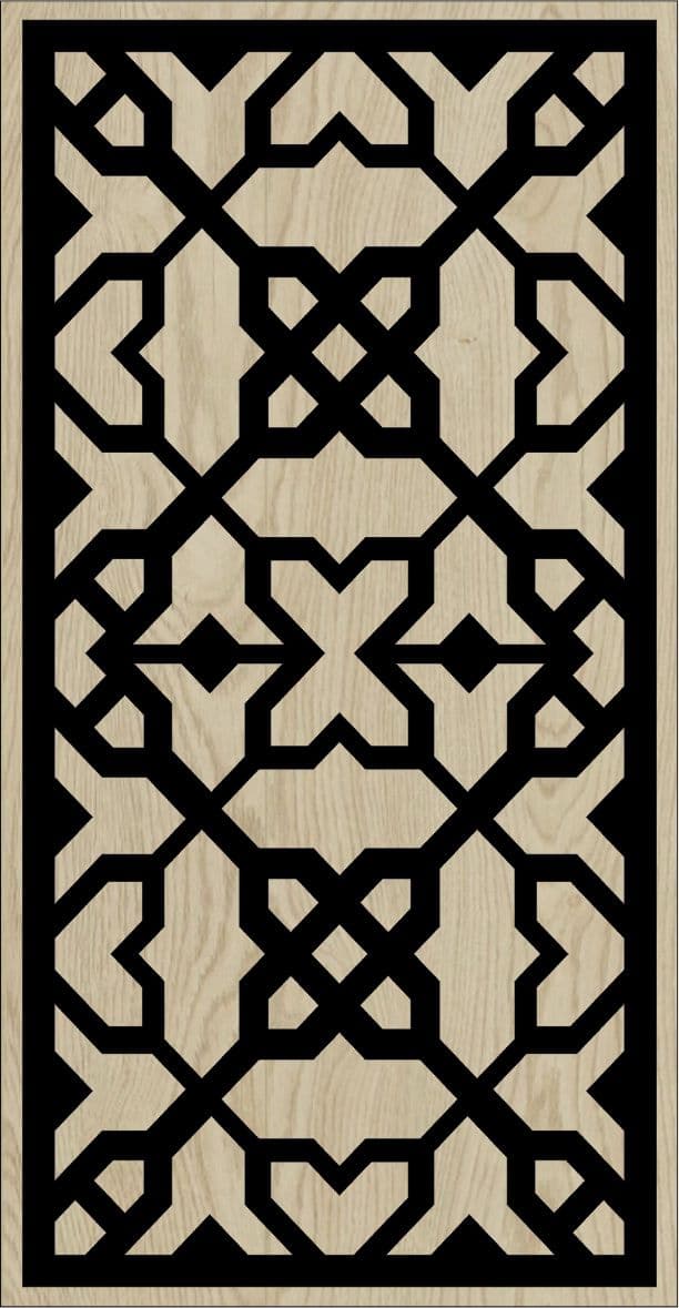 Decorative Slotted Panel 121 Pattern PDF File