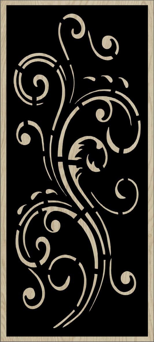 Decorative Slotted Panel 122 Pattern PDF File