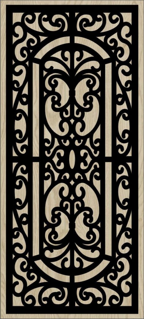 Decorative Slotted Panel 123 Pattern PDF File