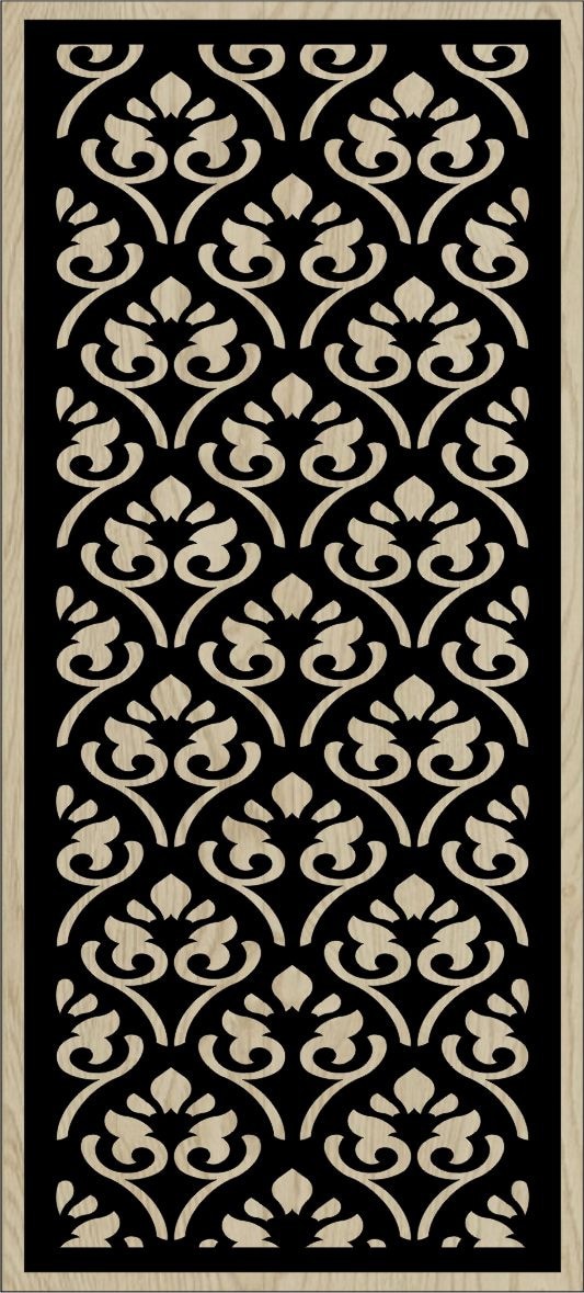 Decorative Slotted Panel 124 Pattern PDF File