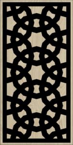 Decorative Slotted Panel 141 Pattern PDF File