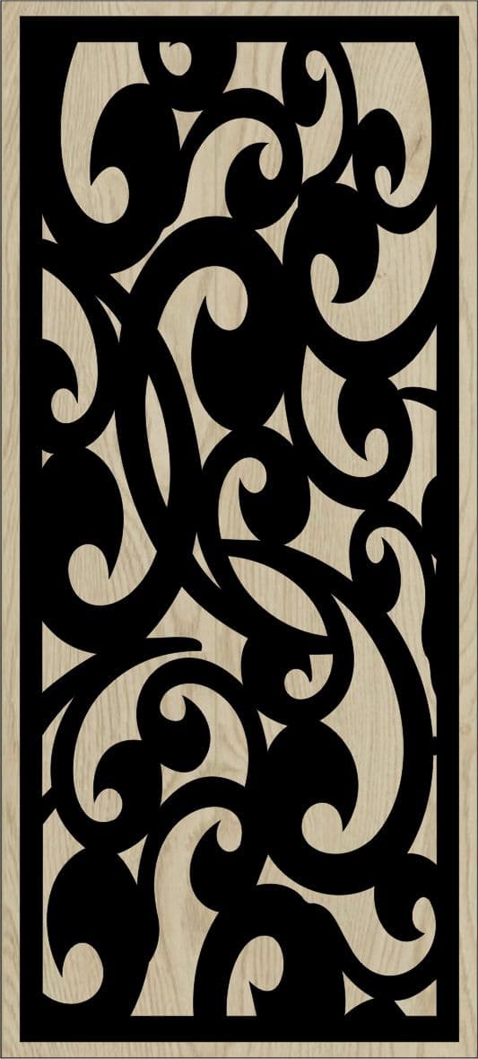 Decorative Slotted Panel 147 Pattern PDF File