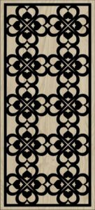 Decorative Slotted Panel 161 Pattern PDF File