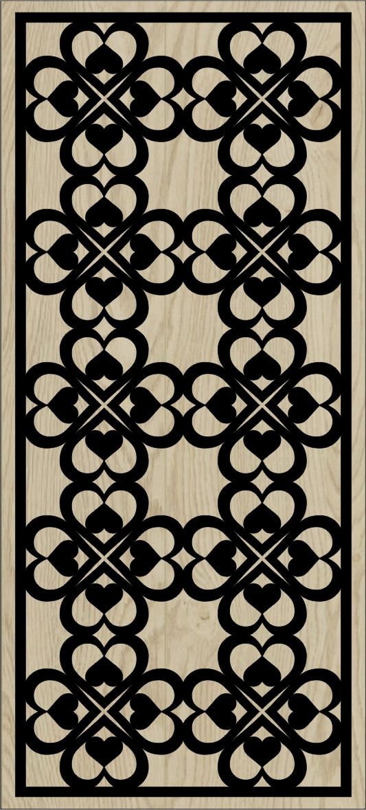 Decorative Slotted Panel 161 Pattern PDF File