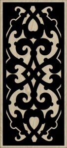 Decorative Slotted Panel 165 Pattern PDF File