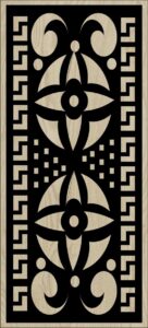 Decorative Slotted Panel 166 Pattern PDF File