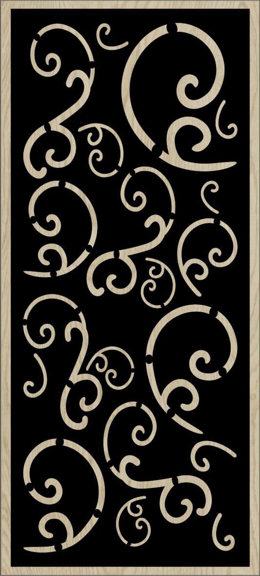 Decorative Slotted Panel 169 Pattern PDF File