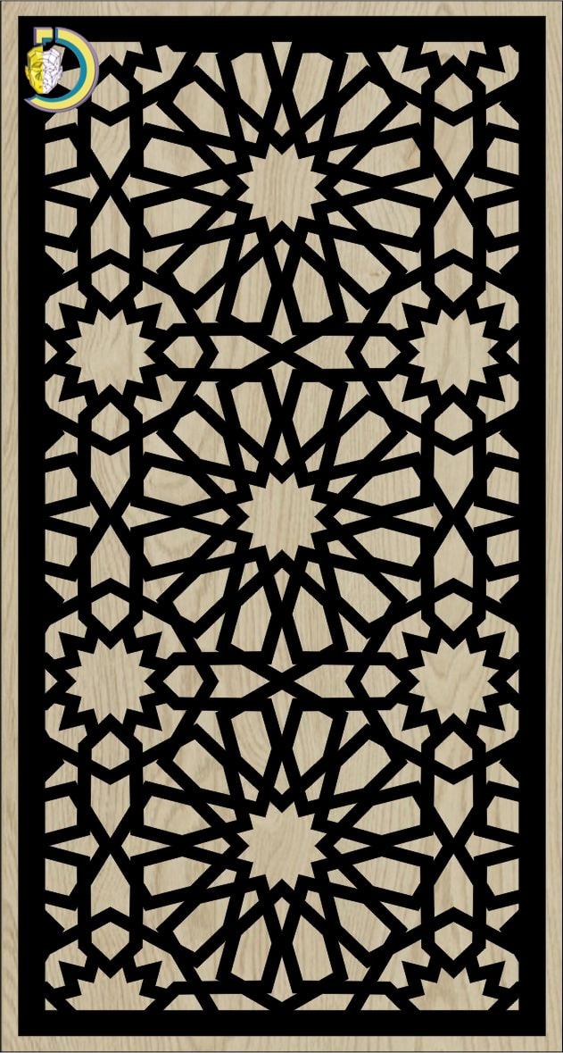 Decorative Slotted Panel 183 Pattern PDF File