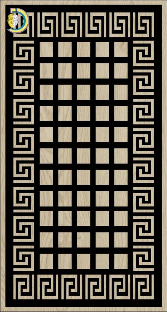Decorative Slotted Panel 184 Pattern PDF File