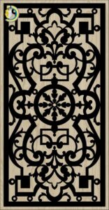 Decorative Slotted Panel 188 Pattern PDF File