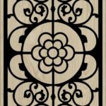 Decorative Slotted Panel 203 Pattern PDF File