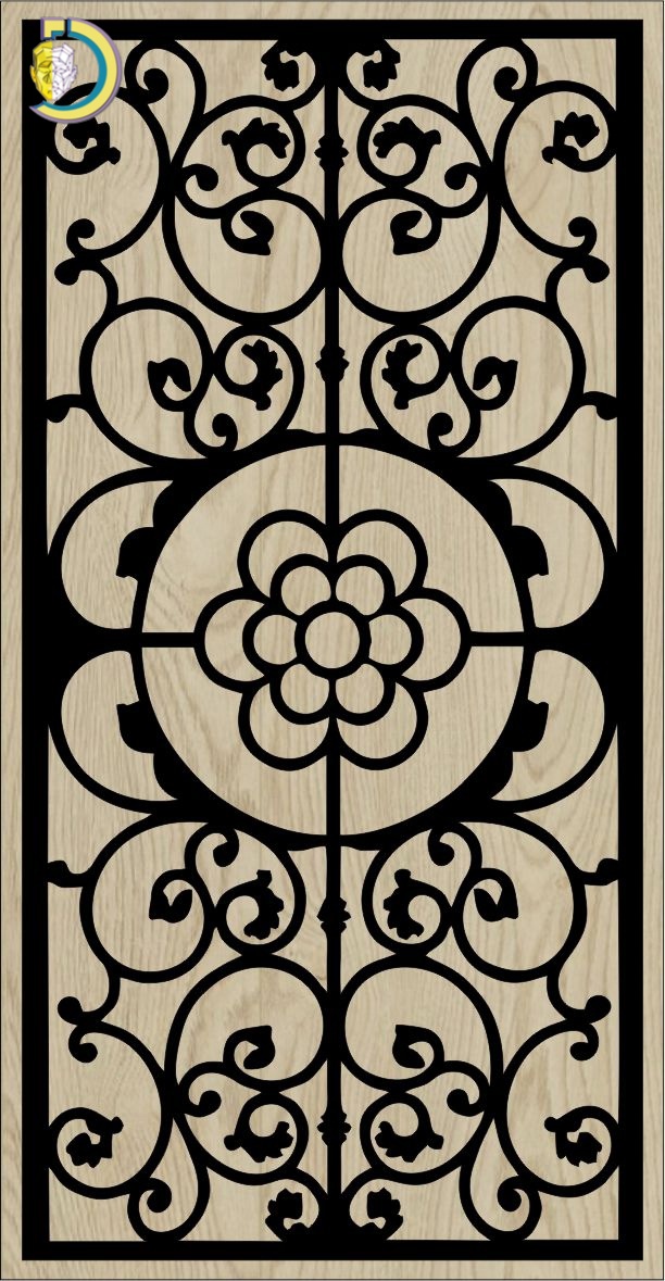 Decorative Slotted Panel 203 Pattern PDF File